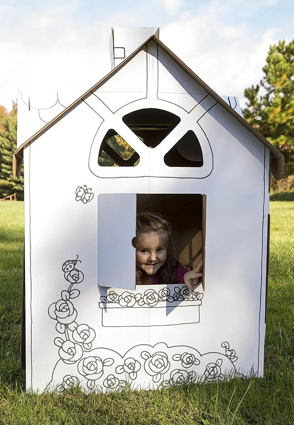 Wholesale Custom Ningbo Paintable Child Train Cardboard Playhouse Buy