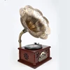 Vintage Style Music Box Classic Movement DIY Hand Crank Type Music Box Romantic Gramophone for Present