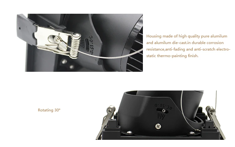 led grille light fixture