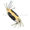 Fancy Design Outdoor Mini LED Light Bicycle Tool Set Kit Repairing Hand Tools