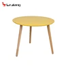 Italy Design Small Round MDF Top Wooden Coffee Table