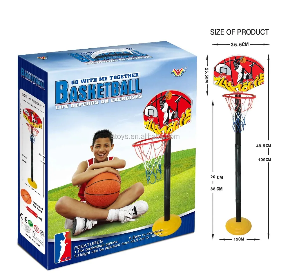 Basketball Training Equipment For Kids Toys Basketball With Board Size