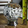 50mm Large Crystal Knob for Door and furniture in Living Room Zinc alloy hardware