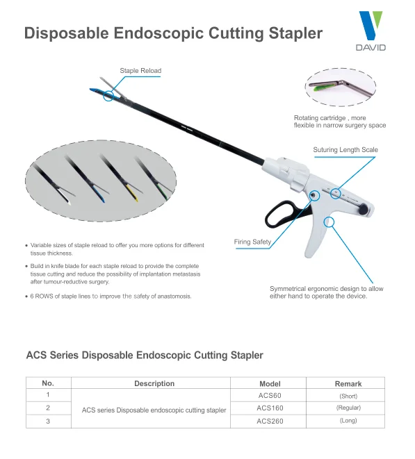Arr Series High Quality Disposable Surgical Endoscopic Endo Stapler