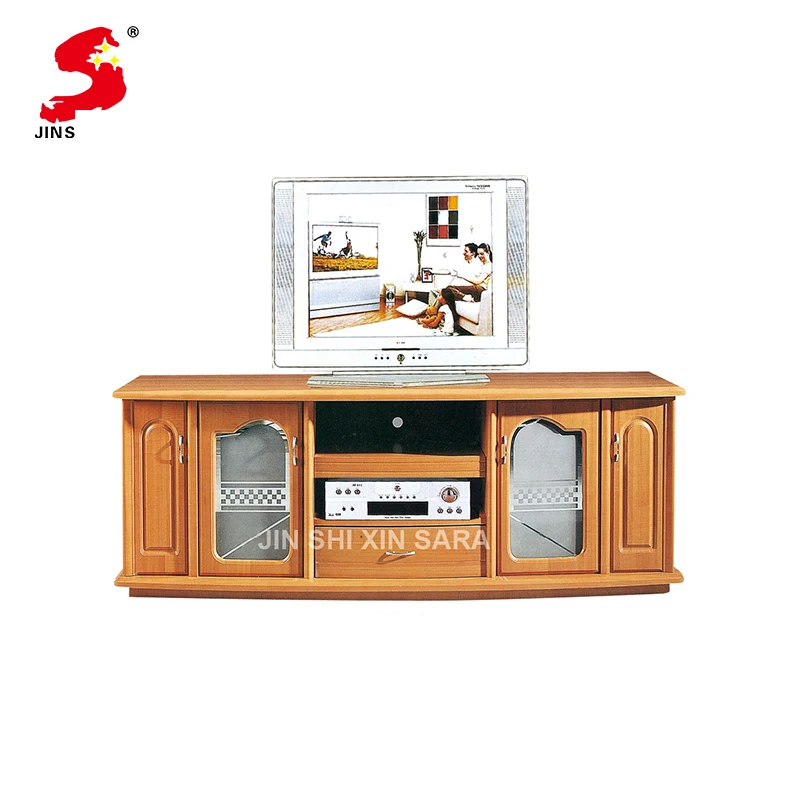 New Design Popular Modern Lounge Furniture Simple Solid Wood Tv