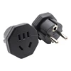 Yuadon 3 pin Australia 2 pin US to EU Germany France travel adapter with CE