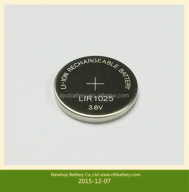 Smallest Rechargeable 3.6v Button Cell 10mah Battery Watch Batteries