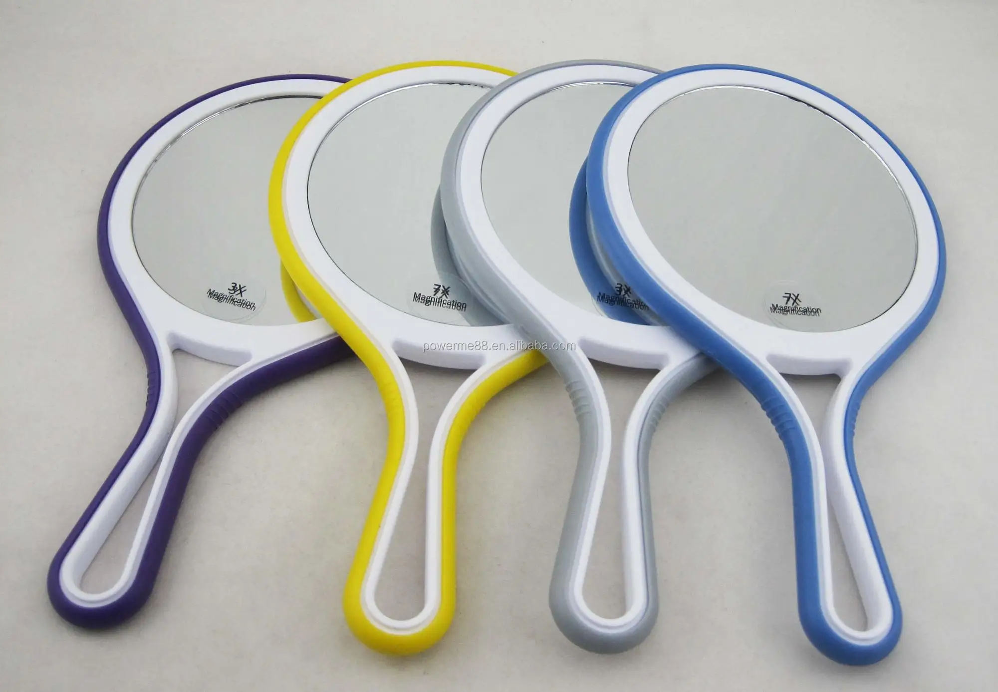 Promotional Hand Held Magnifying Mirror With Rubber 5x Buy Double