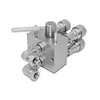 Manual Hydraulic Multiplier Diverter Valve Kit w/ 3/8" ISO B Couplers for valve