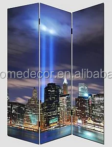 3 panels led lighted city scenery room divider partition interior 3 panels led lighted city scenery room divider partition interior