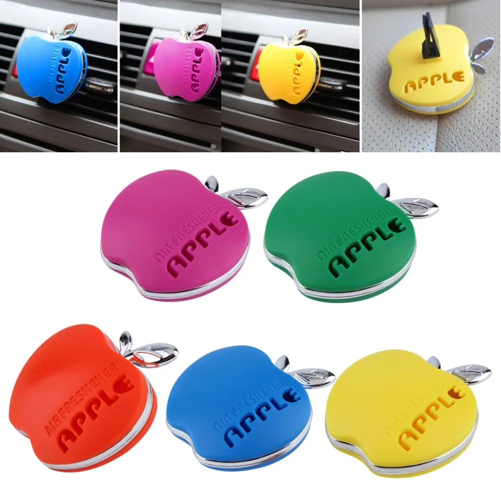 Auto Car Air Freshener Outlet Perfume Scent Interior Apple Shape