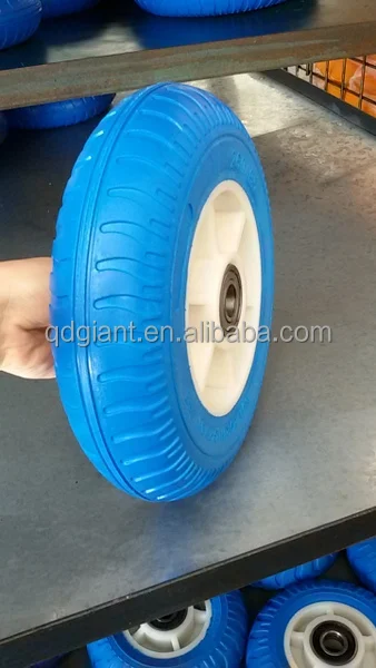 10inch flat free tire for hand trolley