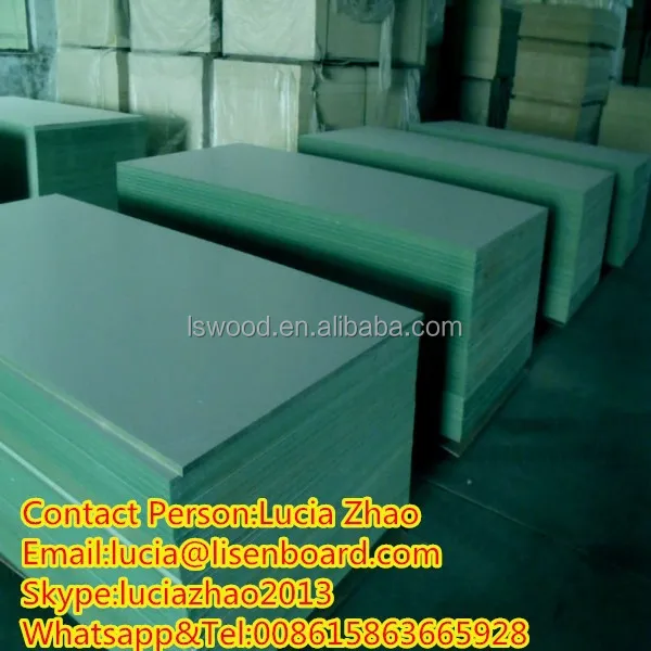 Water-proof Mdf Board / Water Resistant Mdf Board / Waterproof Green ...