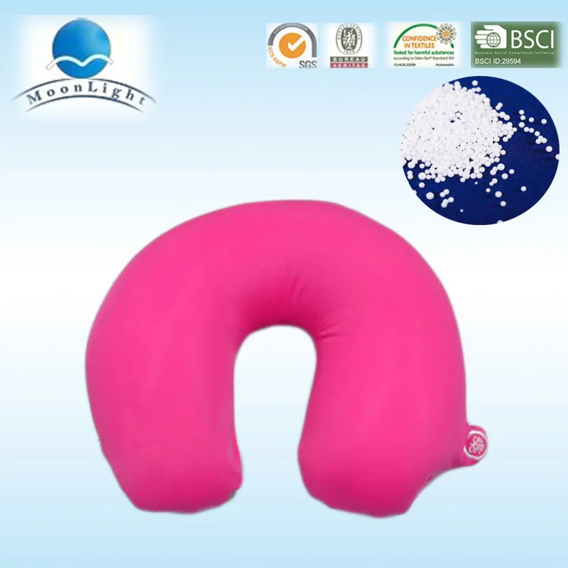 Ushape Microbeads Filling Travel Neck Pillow With Massager And Musical
