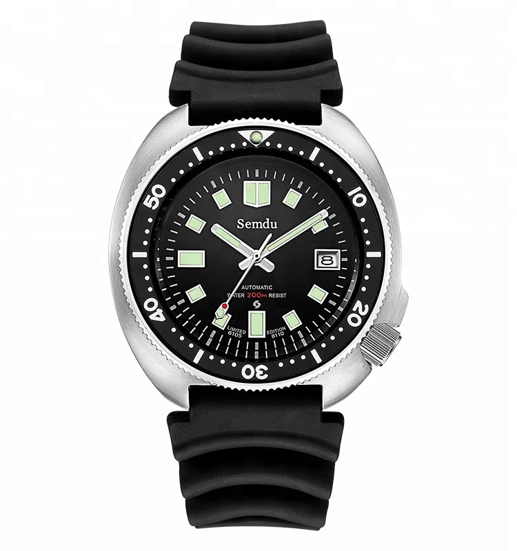
Ready to Ship Stainless steel japanese NH35 Automatic 200 meter dive watch 