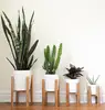Home Garden Wooden plant rack Indoor Plant Stand, for 6", 8", 10", 12" Pots