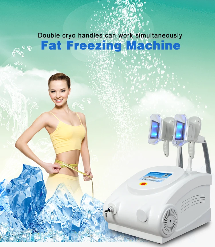 2018 Double cryoliplysis fat freezing / cryolipolysi slimming machine / criolipolisis for fat reduction