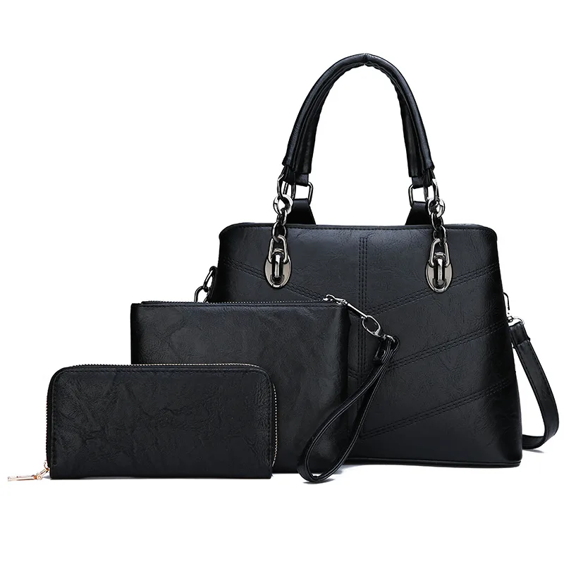 Wholesale black casual tote saffiano pu leather other handbags & messenger bags luxury women bags handbags in dubai