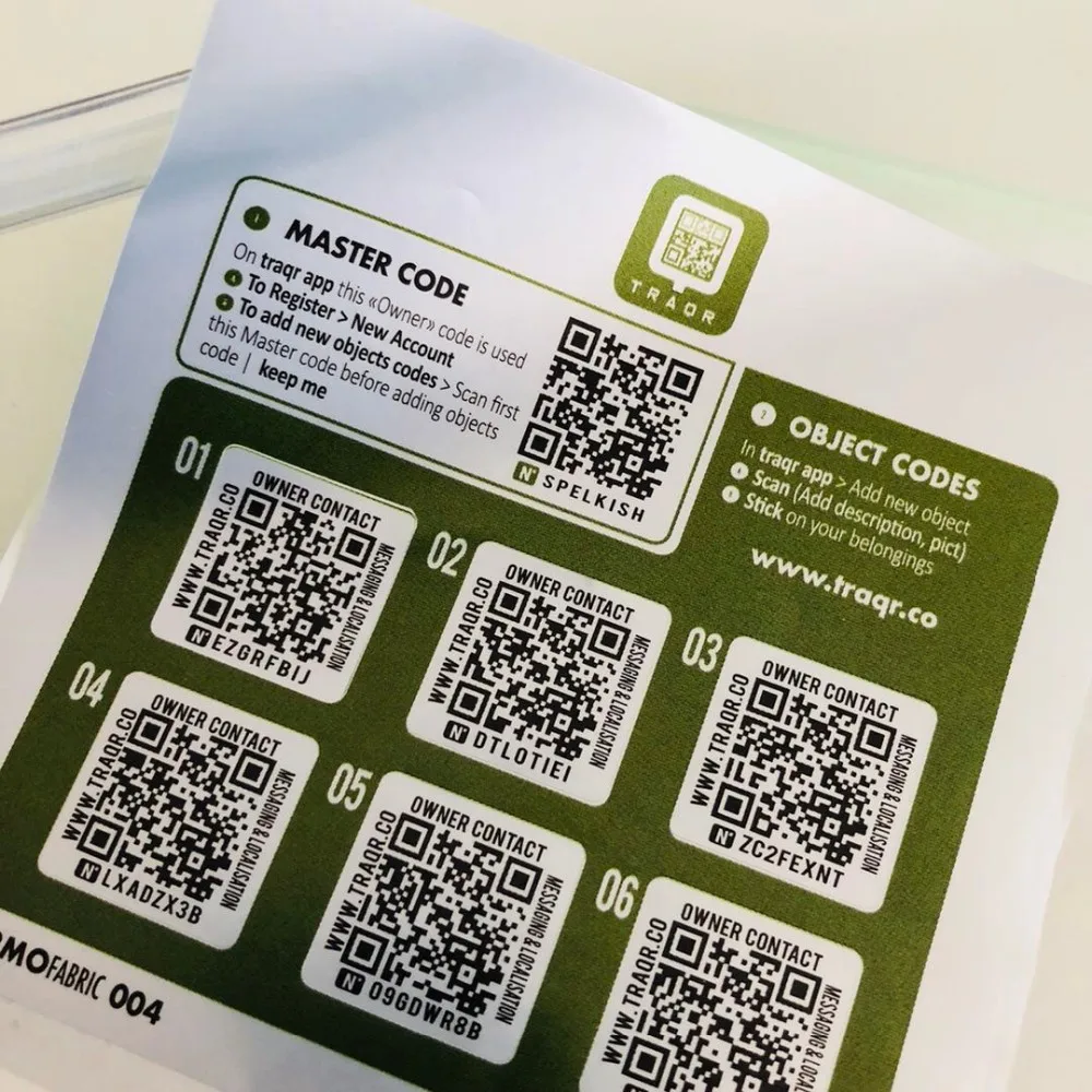 Double Layer Labels Peel Off Multi Page Label Sticker Qr Code Pet Tag Qr Code Roll Sticker ...
