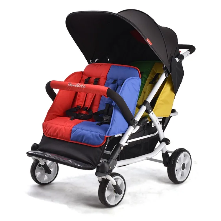 4 Passengers Pram Baby Stroller/ Kindergarten Daycare Center Stroller ...