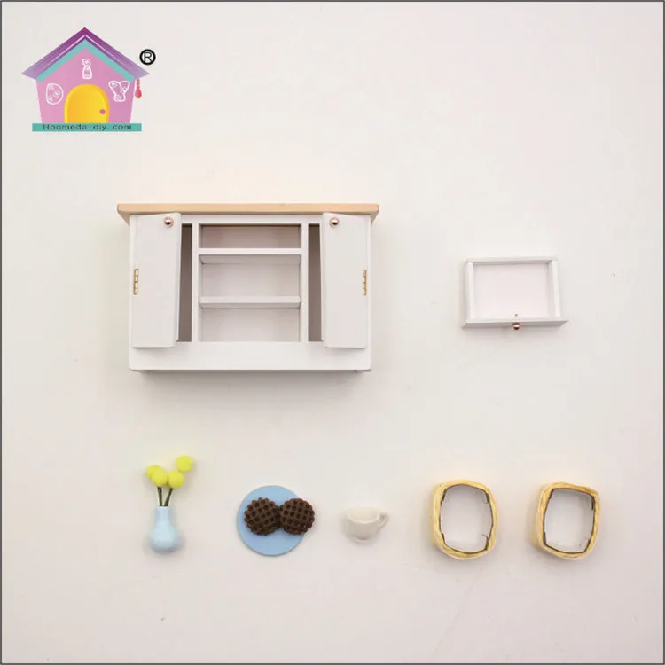 Wholesale Dollhouse Miniatures Furniture Miniature Wooden Dollhouse