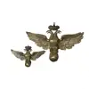 New Design Garden Animal Statues Bronze Eagle With Crown YL-K267