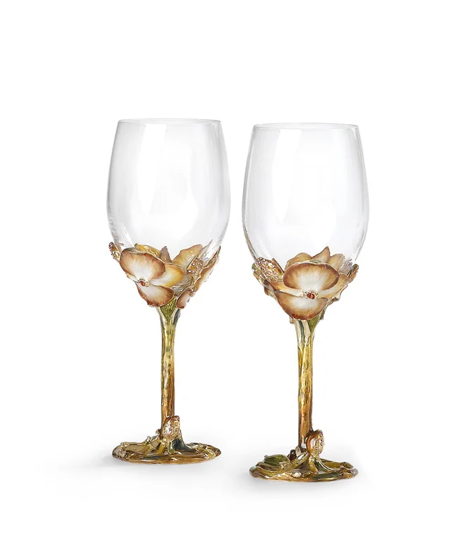 where to buy decorative wine glasses