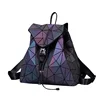 Fashion Light Reflective Backpack Mini Geometric Shoulder Bag Folding School Bags For boys Bao reflector Backpack