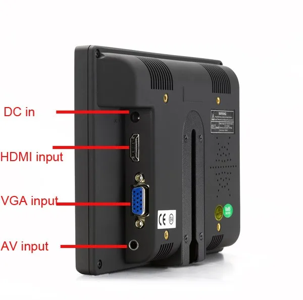 7 Inch Black Lcd Hdmi Touch Screen Car Monitor Fanless Mini Computer