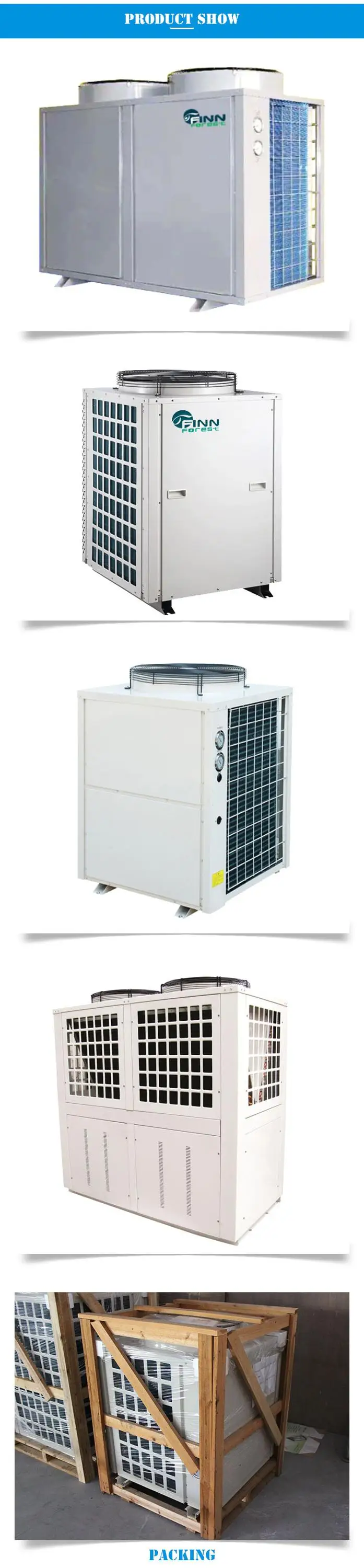 Low Noise Energy Saving Commerical 50kw Swimming Pool Heat Pump Buy