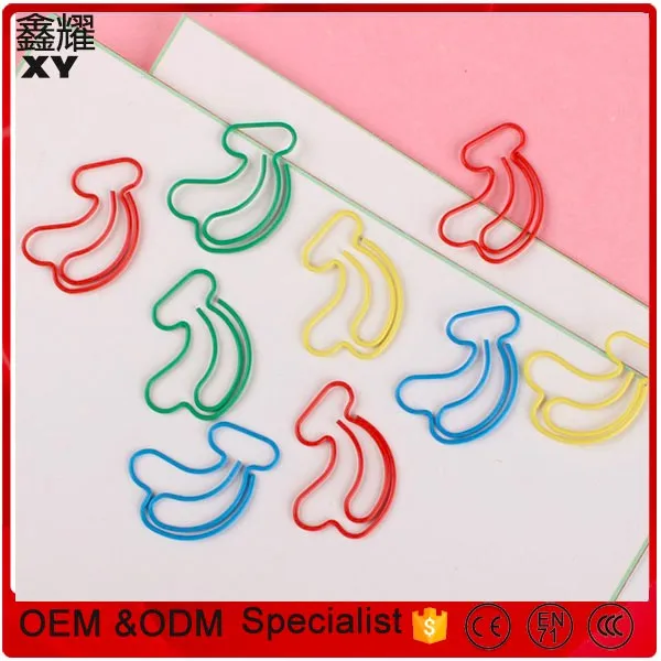 Customer Design Unique Banana Metal Shaped Paper Clips Buy Banana