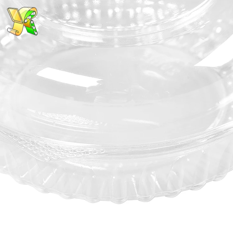PLA biodegradable takeaway food  container with lid