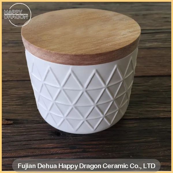 ceramic candle jar