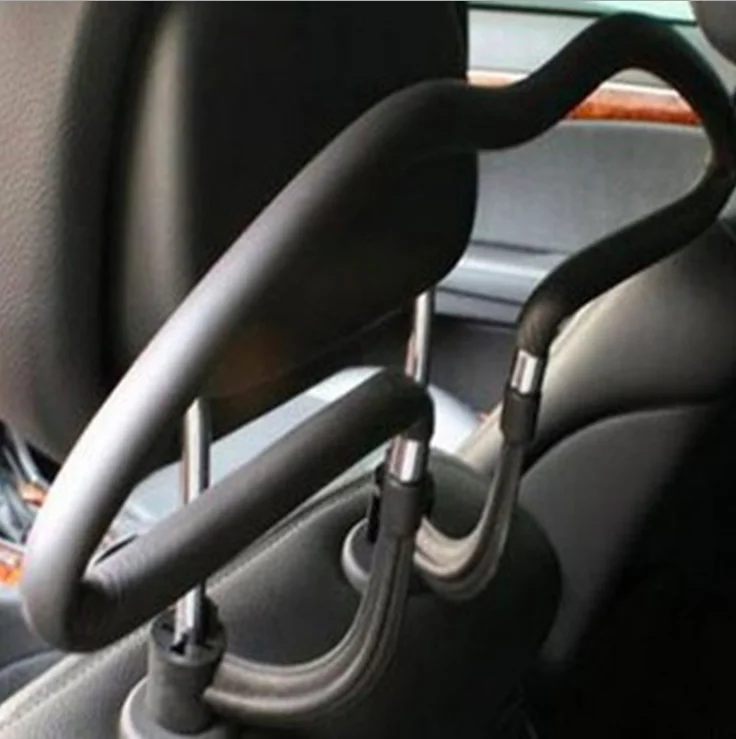 Mobil Gantungan  Baju  Dilapisi Karet Kursi Mobil Headrest 