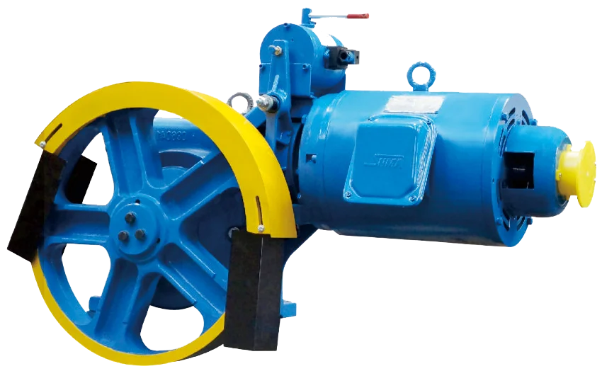 elevator motor SNTMYJ135 geared traction machine motor for outdoor