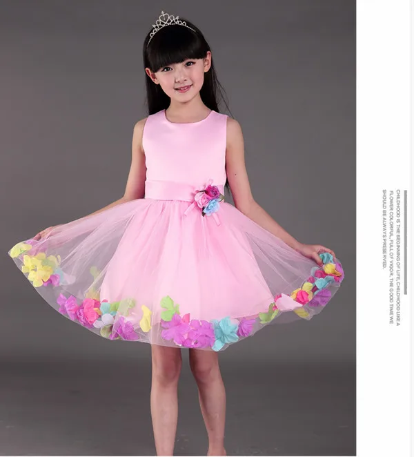 Hot Selling Europe Boutique Children Flower Girl Dress Of 9 Years Old ...