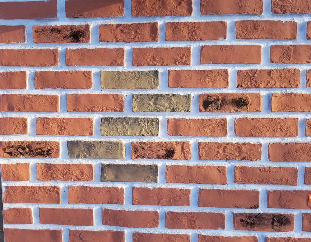 3d Hardboard Decorative Wall Faux Brick Panels White Color