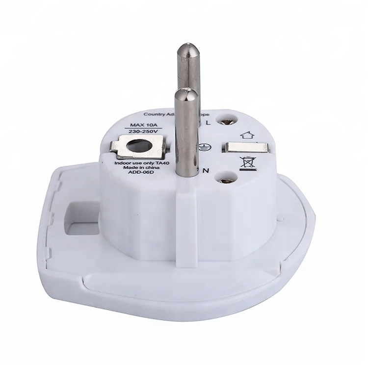 16a 10a 250v Plug Adapter Universal To Europe Germany France Belgium Latvia Travel Adapter Eu