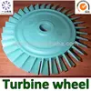 Axial turbine wheel used for ge gas turbine generator
