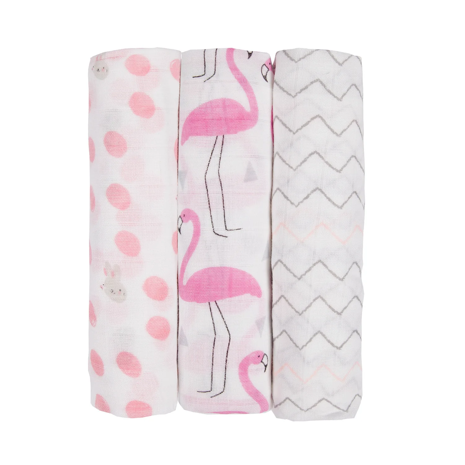 Made In China Double Weave Gauze Muslin Prefold Cloth Diaper Birdseye