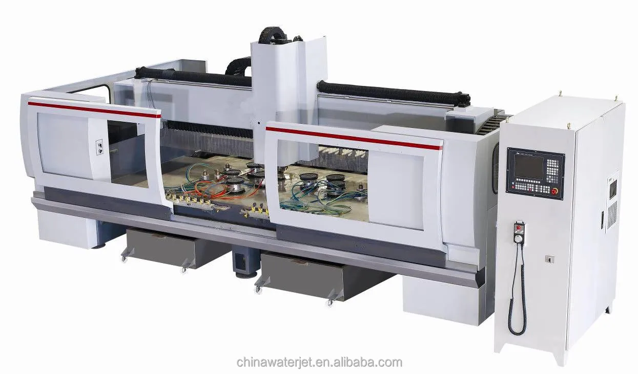 Польский CNC. "Center grinding Machine". Grinding and Polishing Machine for Quartz Glass Plates.