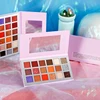 No branded Private Label Make Up Cosmetics custom makeup Pressed 18 color purple eyeshadow palette low moq