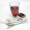 100% Food Grade Drinking Liquids straw glass straws reusable