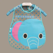 Baby Bibs Waterproof Elephant Cartoon Children Bibs Infant Burp Cloths 2015 Brand Clothing Towel
