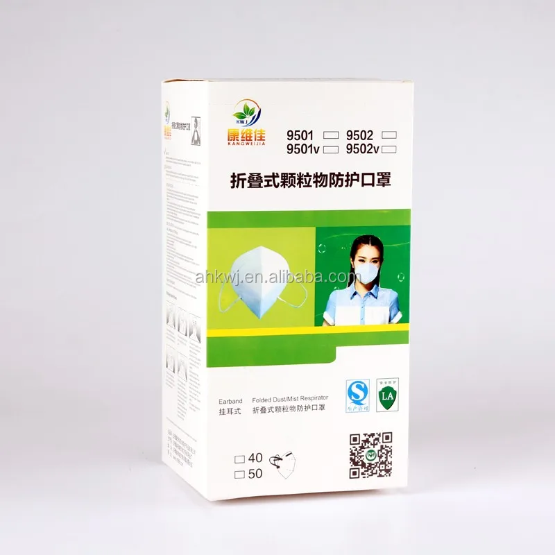 High Quality Anti Dust Smog Smoking Folding Disposable Non Woven Face