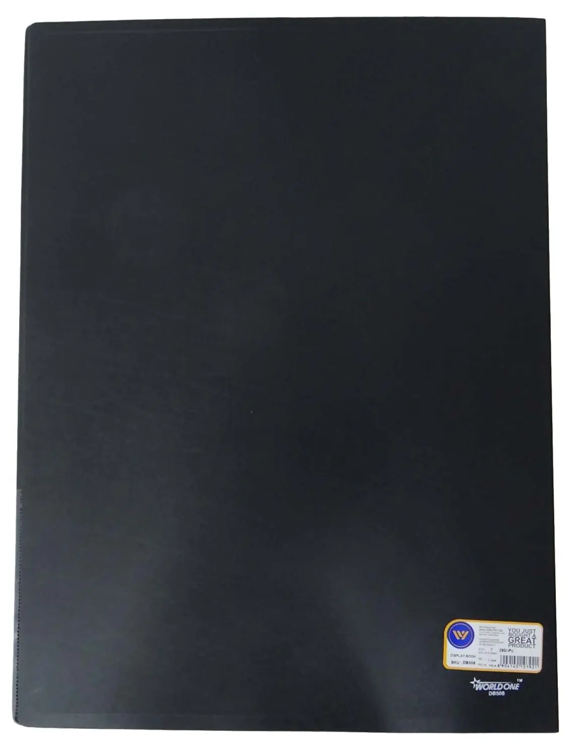 40 pkt 4 x A4 Premium Black Cover Display Book Presentation Folder Portfolio