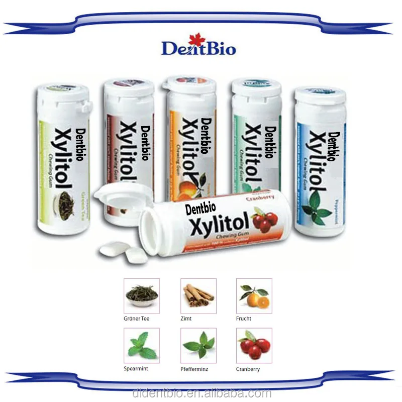 Dc365 Sugar Free Halal Chewing Gum Private Label Hollywood Xylitol