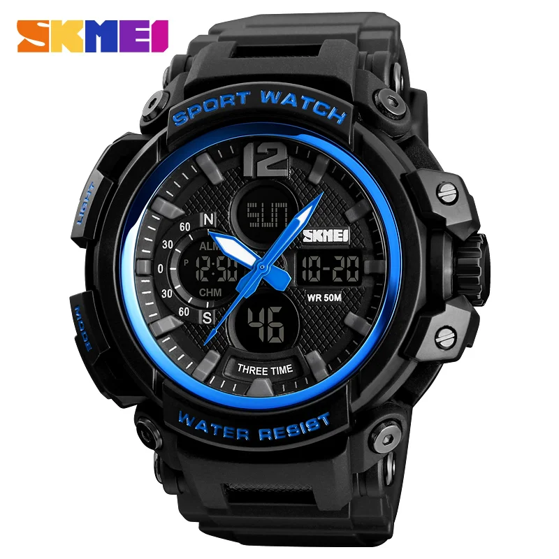 Skmei dual hot sale time sport watch