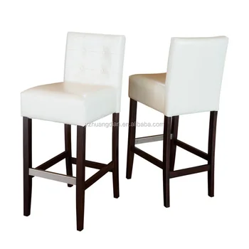 Simple Bar Chair Design White Wooden Stool Yc7046 Simple Bar Chair Design White Wooden Stool Yc7046