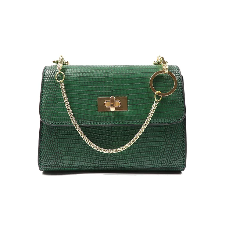 dark green sling bag
